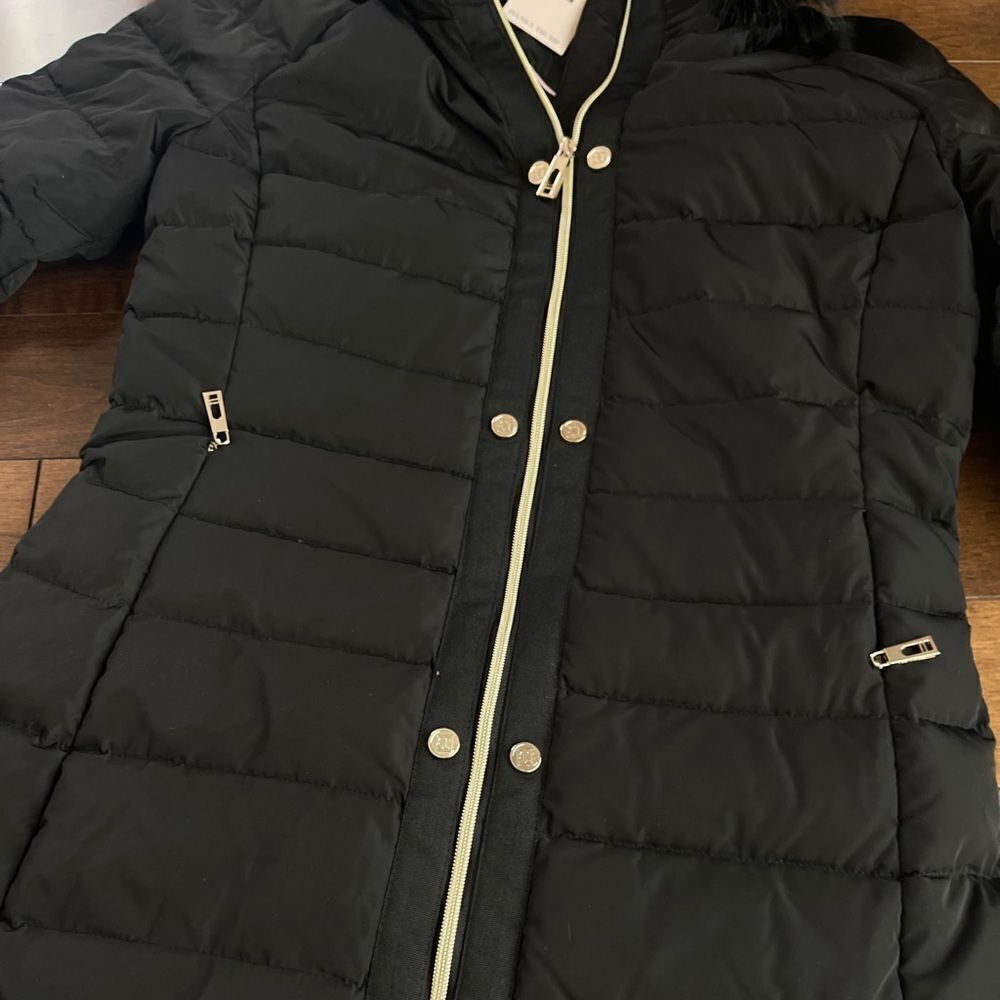IVANKA Trump Black Long Parka Jacket NEW - Picture 2 of 4